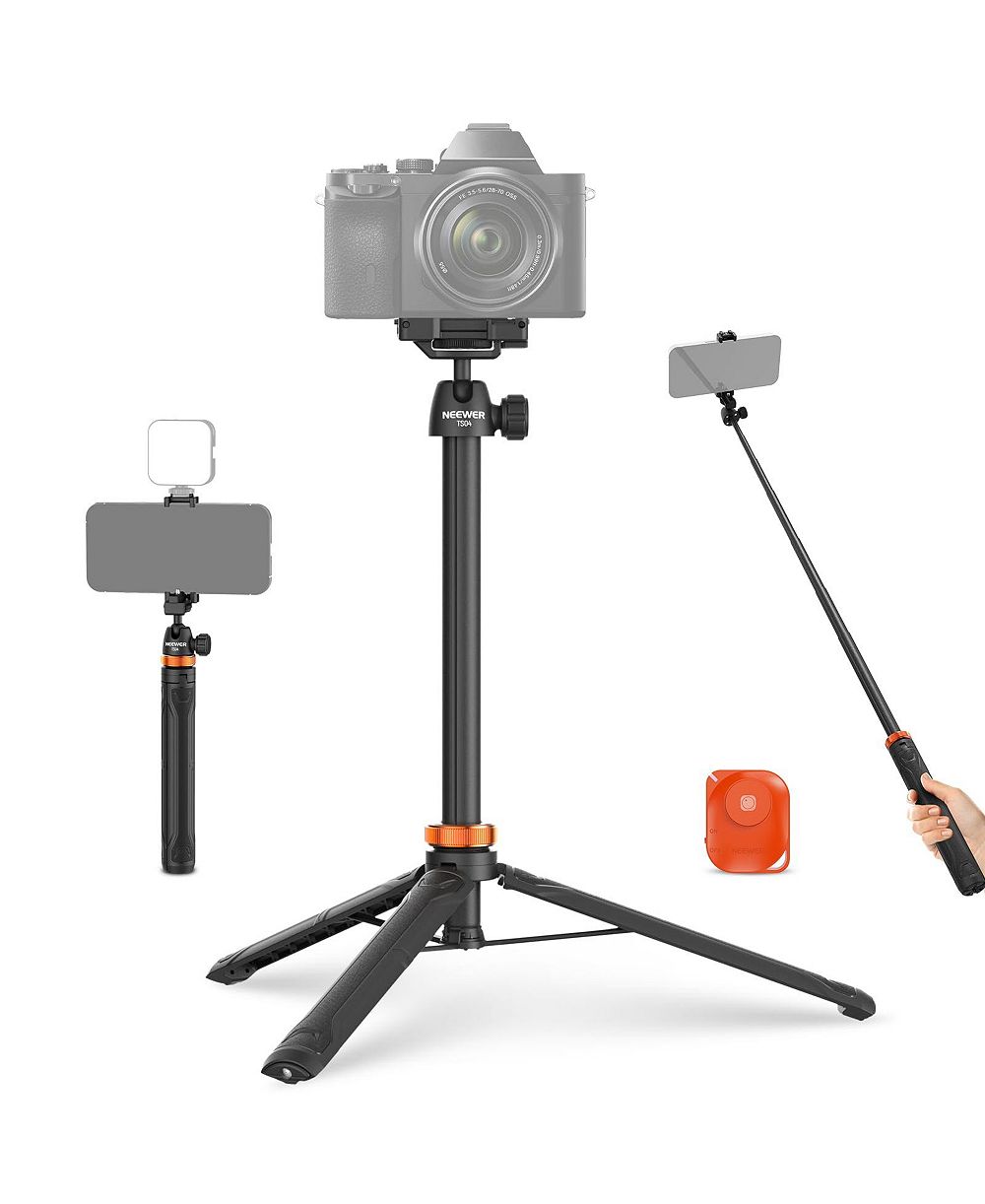 Neewer BASICS 59"Selfie Stick Tripod Compatible with iPhone and DLSR Camera