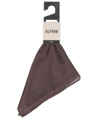 Мужской галстук Alfani с нагрудным платком в полоску