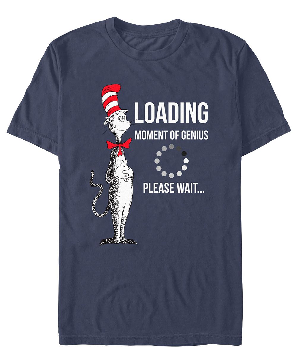 Fifth Sun Men's Dr. Seuss Seuss Cat Loading T-Shirt