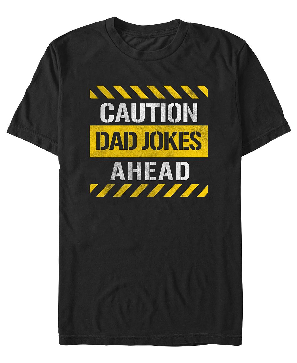 Fifth Sun Men's Generic Dad Jokes Ahead T-Shirt