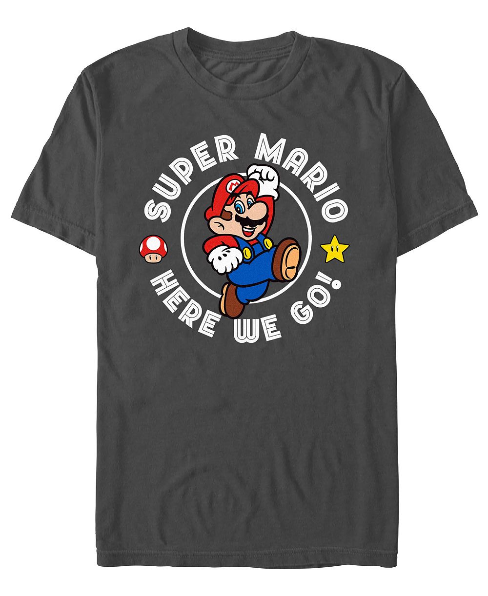 Fifth Sun Men's Nintendo Here We Go T-Shirt