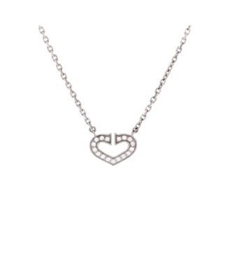 Pre-Owned Cartier ожерелье с кулоном C Heart de Cartier