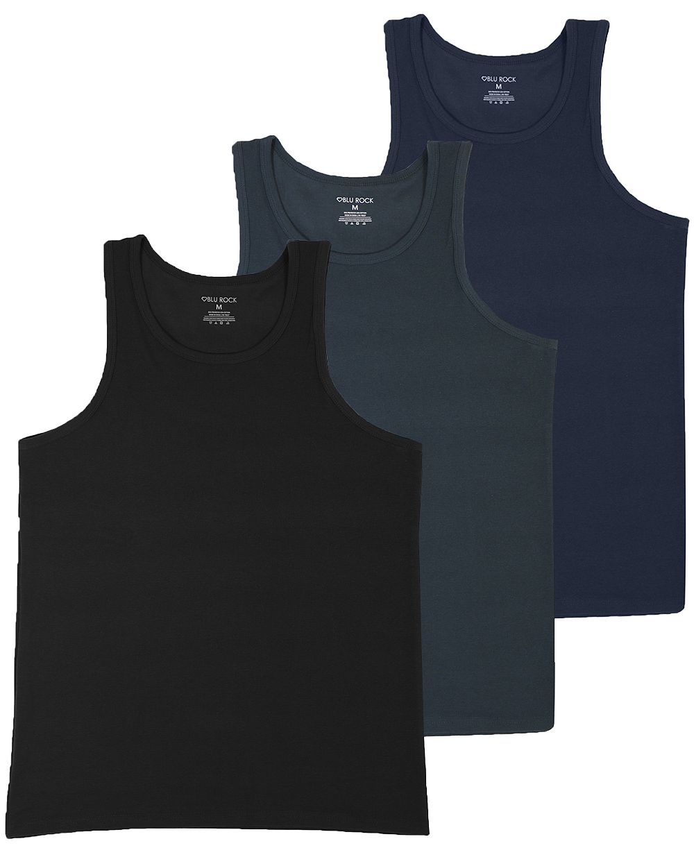 Мужской майка Blu Rock Micro Waffle Knit Heavyweight, 3 шт.