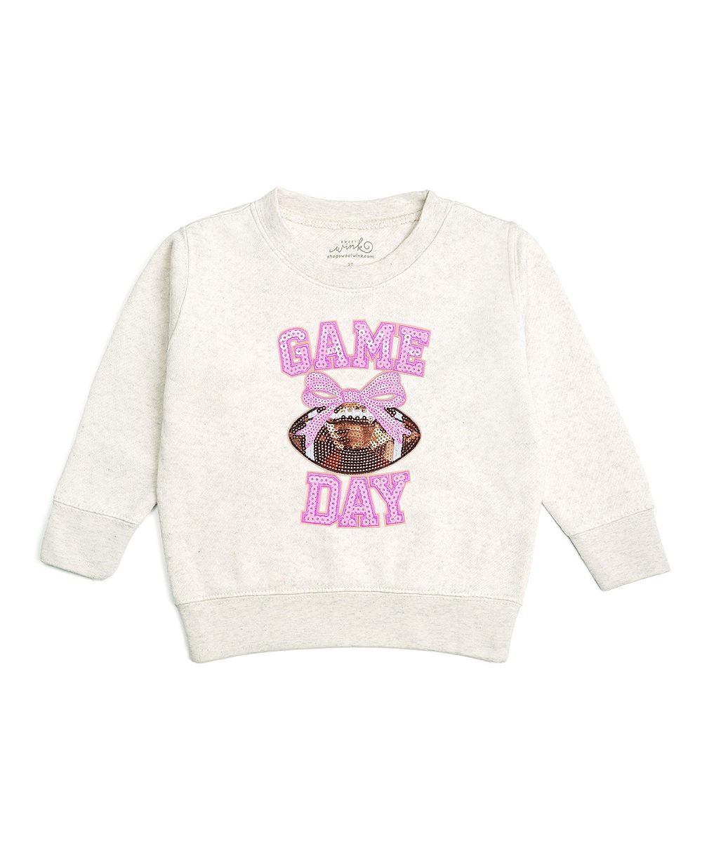 Детский свитшот Sweet Wink Baby Girls Game Day Sequin Patch