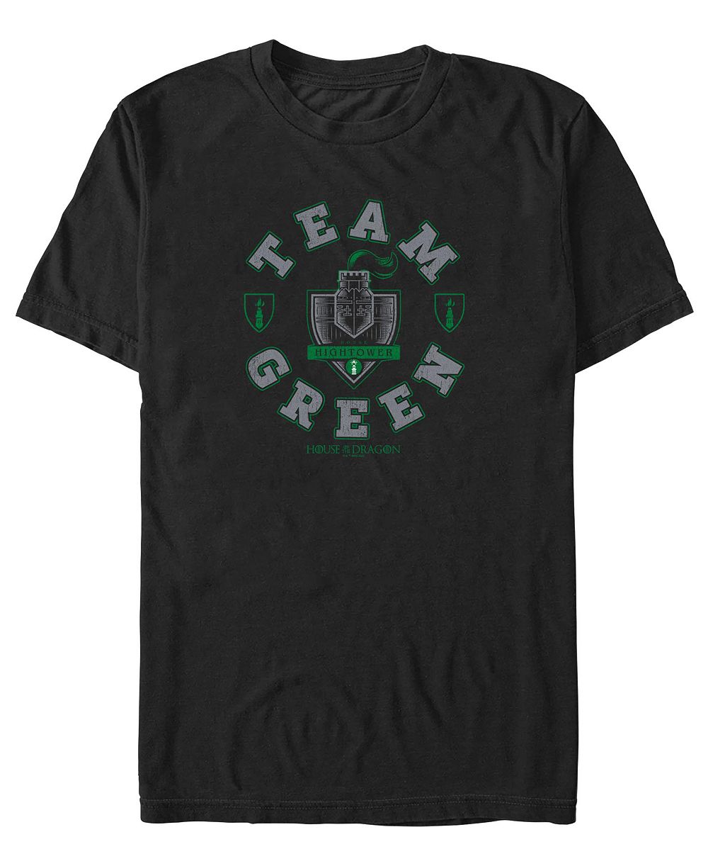 Мужская футболка Fifth Sun с принтом Team Green из House of the Dragon, круглый вырез