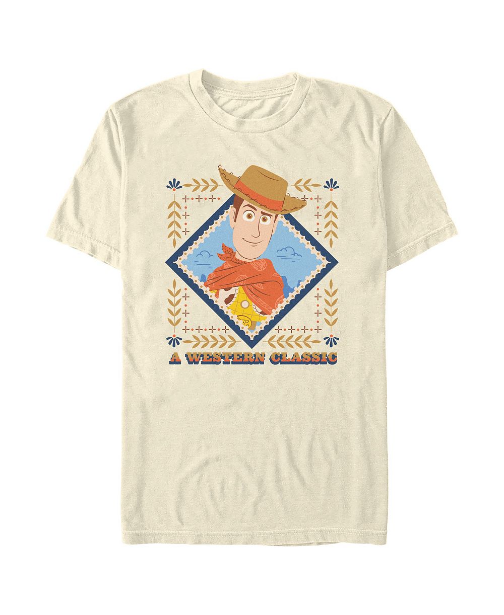 Fifth Sun Men's Disney Pixar Toy Story Woody Western Sheriff Graphic T-Shirt