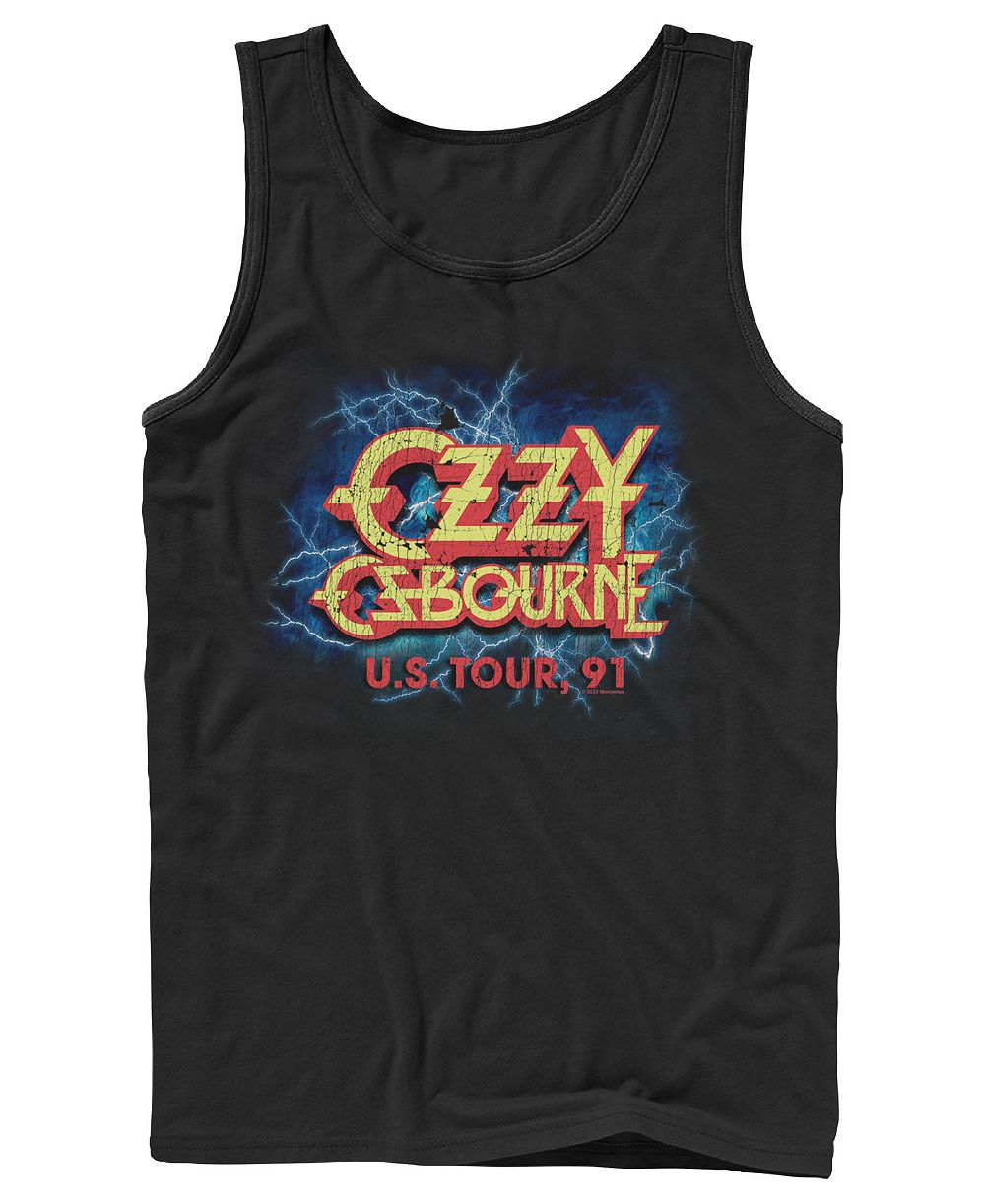 Fifth Sun Men's Ozzy Osbourne U.S Tour 91 Graphic Tank Top