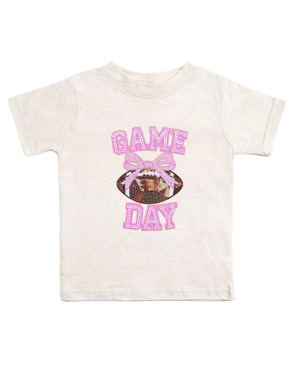 Детская футболка Sweet Wink Game Day с пайетками и коротким рукавом
