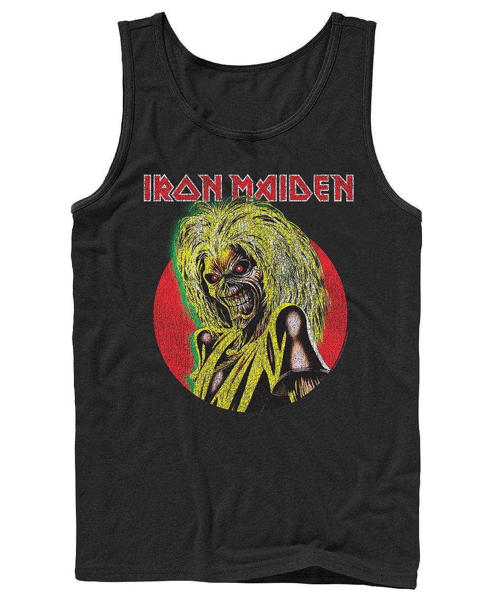 Fifth Sun Мужская майка Iron Maiden Eddie Red Circle Vintage Graphic