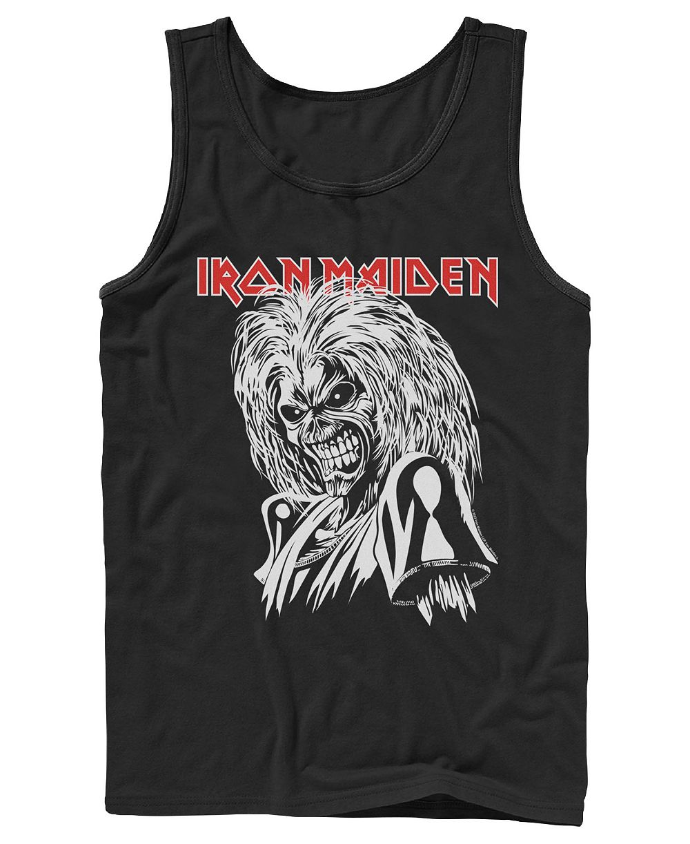 Fifth Sun Мужской майка Iron Maiden Eddie Face Graphic Tank Top