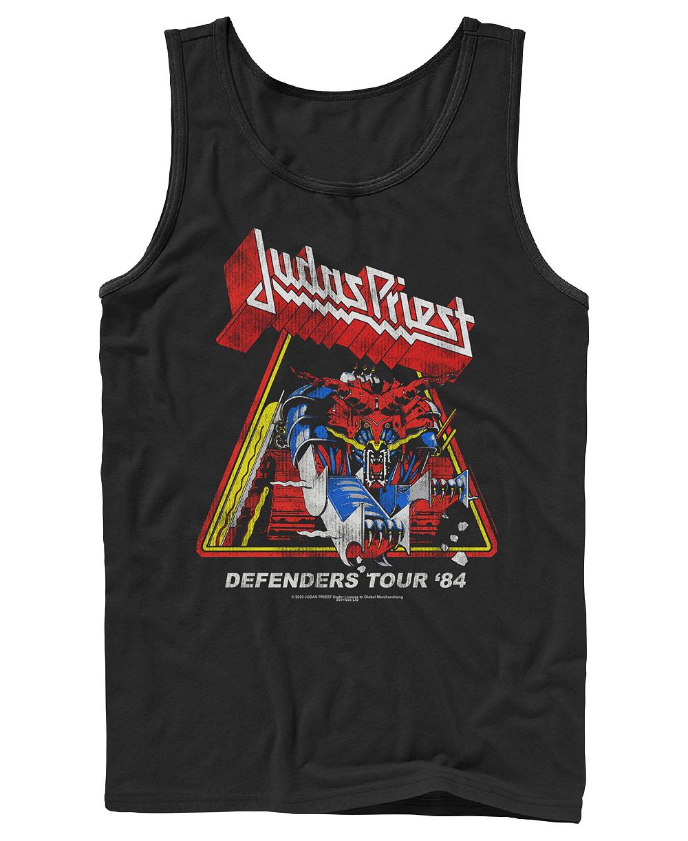 Мужской топ без рукавов Fifth Sun Judas Priest Defenders Tour 84 Vintage Graphic