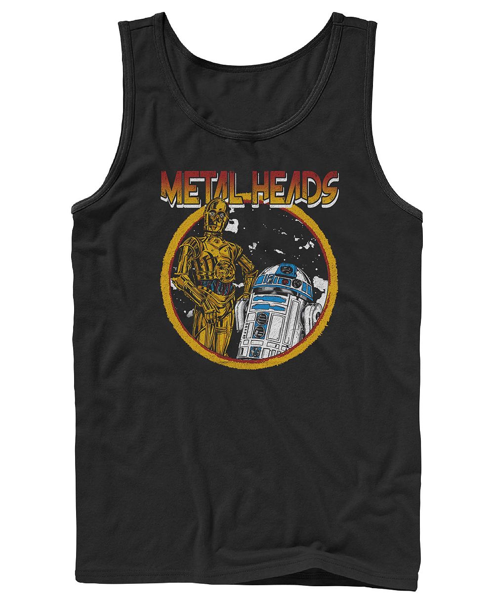 Fifth Sun Men's Star Wars Metalheads Retro Graphic Tank Top
