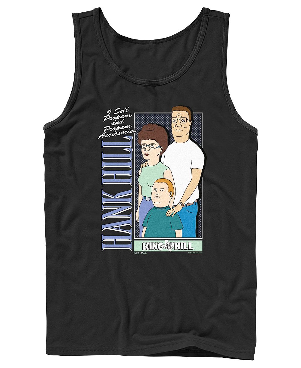 Мужская майка Fifth Sun с графическим принтом King of the the Hill Hank Hill Family Portrait