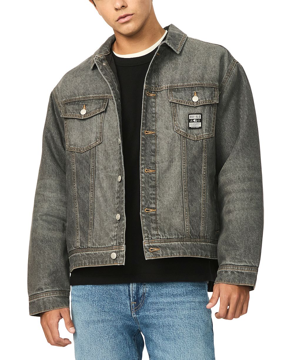 Buffalo David Bitton Men's Joe Oversized Stretch Denim Jacket