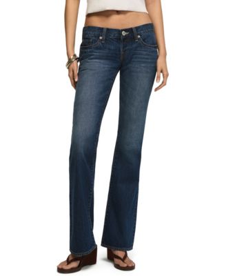 Lucky Brand Women's Lil Maggie Ultra Low Rise Flare Jeans