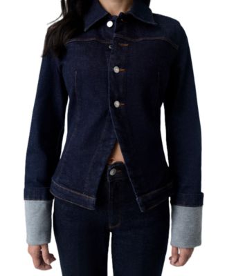 Женский укороченный джинсовый пиджак GUESS Madeline
