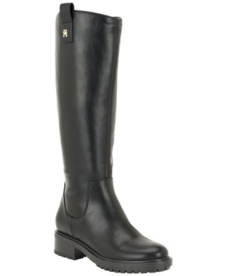 Tommy Hilfiger Women's Ashere Tall Lug Sole Riding Boots