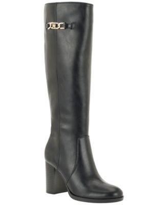 Tommy Hilfiger Women's Poura Tall Block Heel Dress Boots