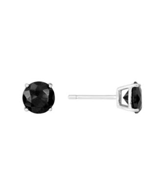 Серьги-гвоздики с кубическим цирконием 7mm