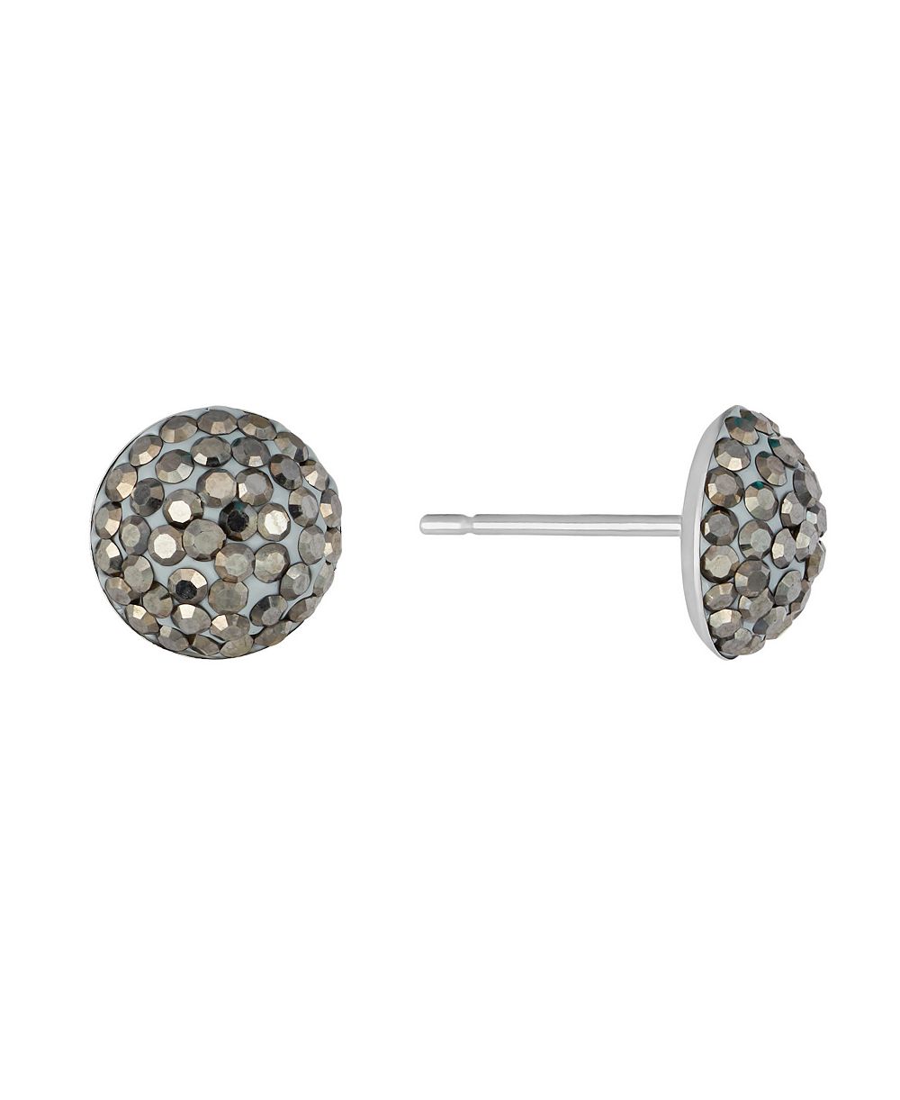 Macy's Серьги-гвоздики с кристаллами 9mm