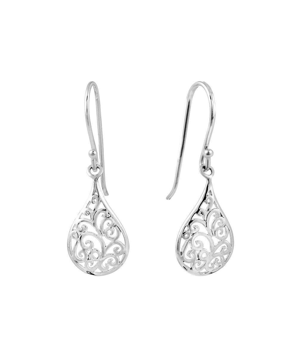Серьги Macy's Filigree Teardrop