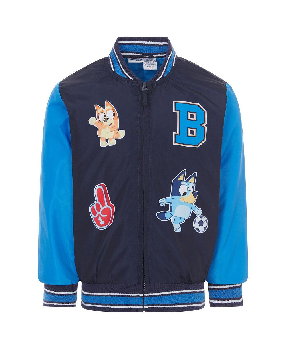 Bluey Toddler Boys' (2T-5T) Varsity Bomber Jacket