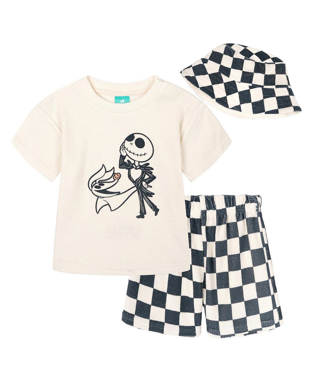 Комплект Nightmare Before Christmas для новорожденных: футболка, шорты и панама, Winnie the Pooh