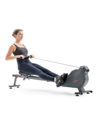 Sunny Health & Fitness Dual Rail Magnetic Rowing Machine