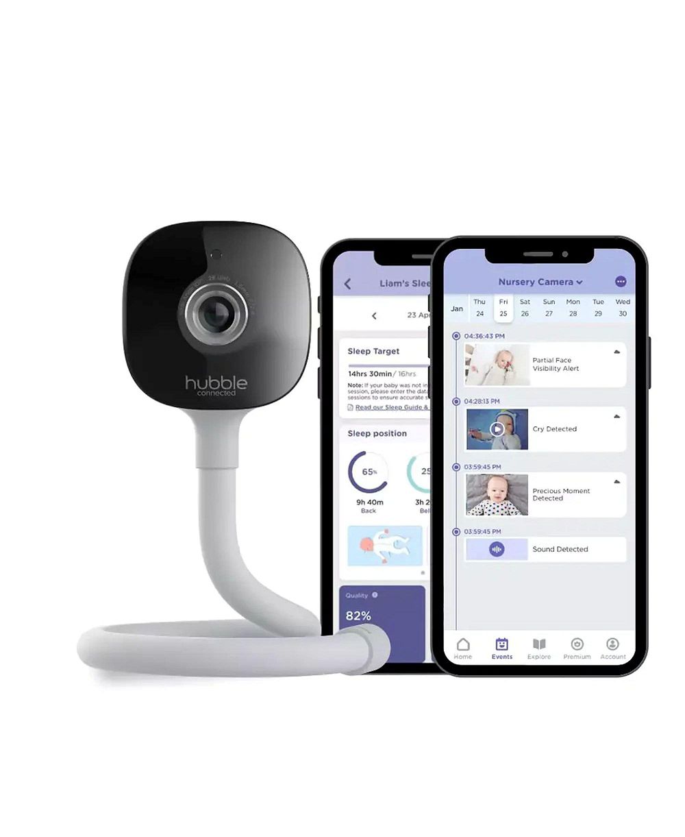 Умная видеоняня Hubble Connected GoBaby AI Cam 2K UHD с функциями AI