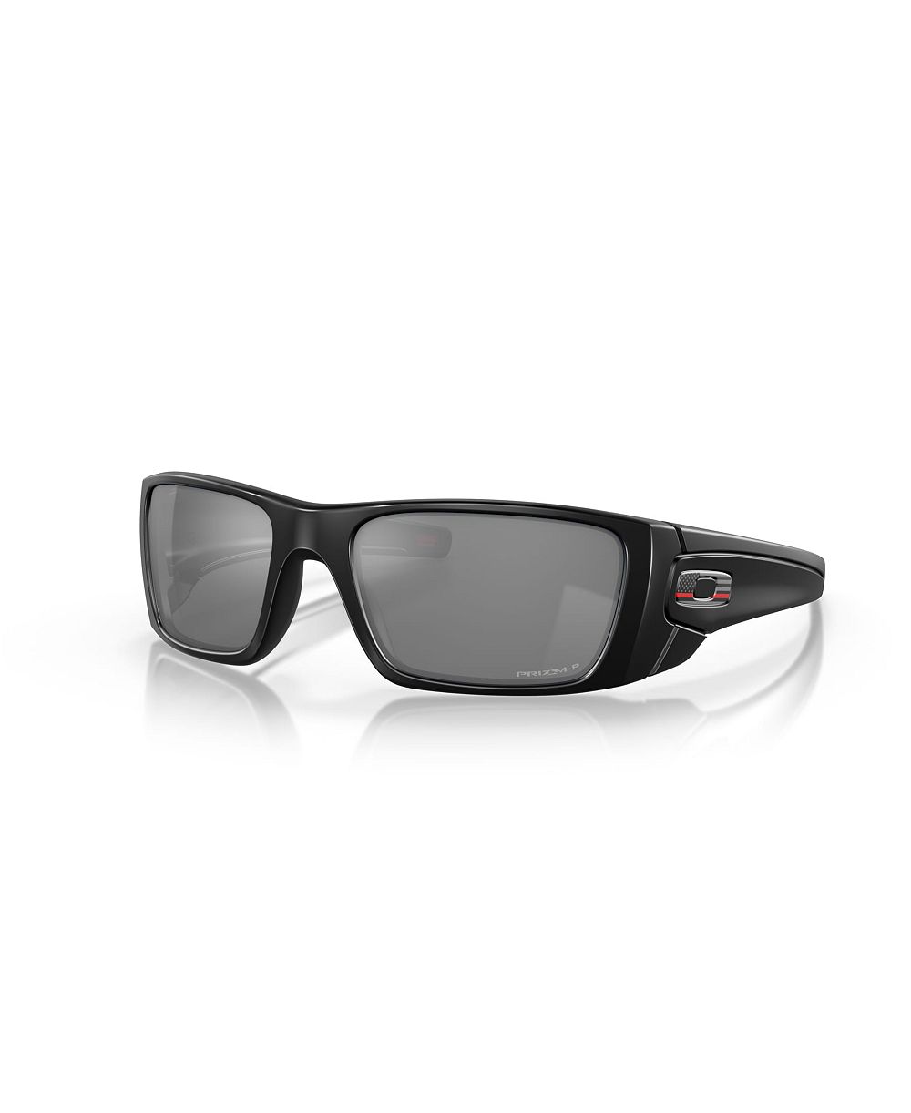 Oakley Мужской Polarized Standard Issue Fuel Cell Tonal Thin Red Line Sunglasses, OO9096