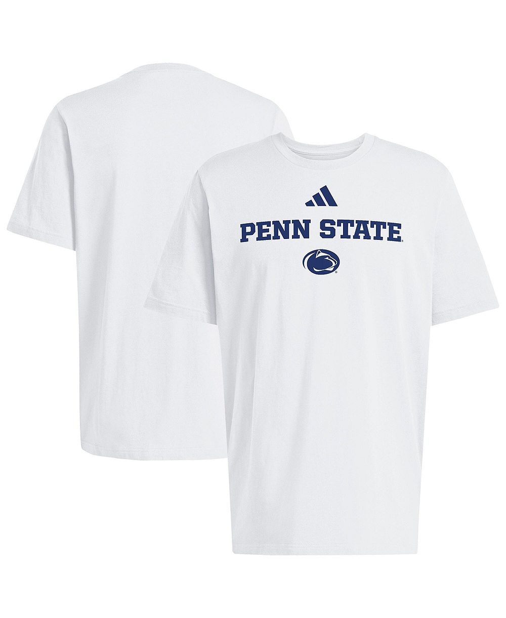 Adidas Men's White Penn State Nittany Lions Wordmark Cotton T-Shirt
