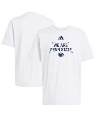 Adidas Men's White Penn State Nittany Lions Slogan Cotton T-Shirt