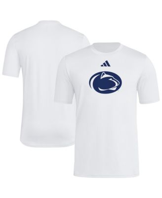 Adidas Men's White Penn State Nittany Lions Primary Logo Polyester T-Shirt