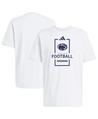 Adidas Men's White Penn State Nittany Lions Football Cotton T-Shirt