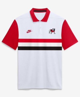Nike Мужская белая рубашка polo Georgia Bulldogs Legacy Vapor Logo Dri-FIT