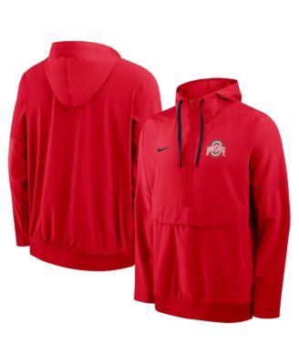 Мужская куртка Nike Ohio State Buckeyes 2026 Sideline Anorak Half-Zip Hooded