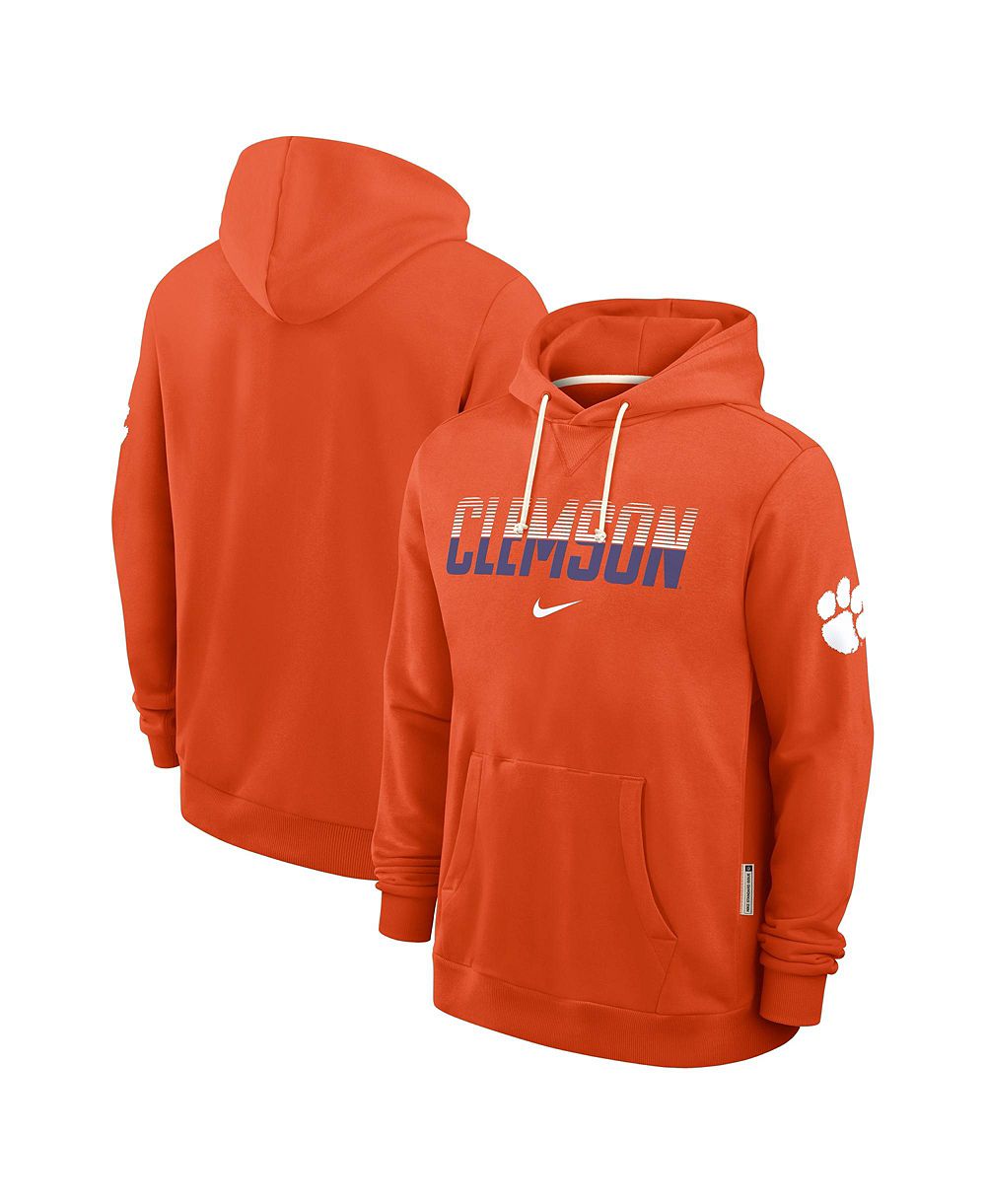 Мужское худи Nike Orange Clemson Tigers 2026 Sideline Standard Issue Dri-FIT