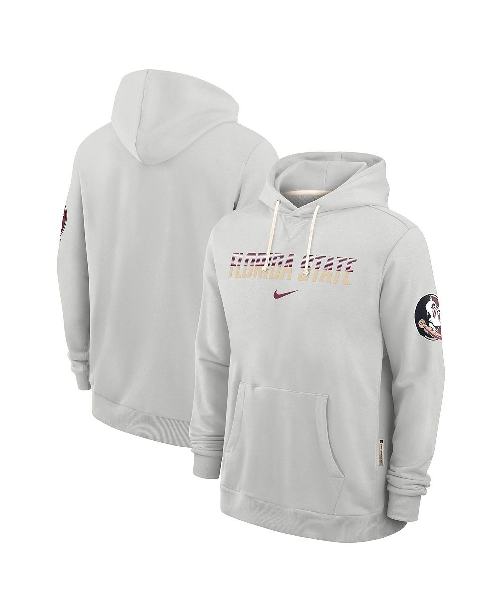 Nike Мужская серая толстовка Florida State Seminoles 2026 Sideline Standard Issue Dri-FIT
