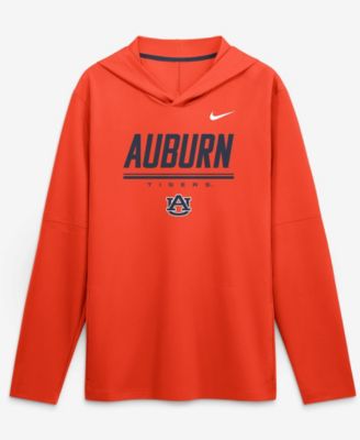 Мужское худи Nike Auburn Tigers 2026 Sideline Lightweight Dri-FIT Long Sleeve Orange