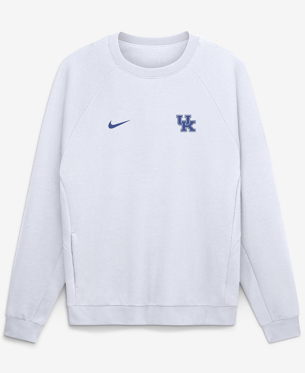 Мужская джерси Nike Kentucky Wildcats White Premium Performance Raglan Dri-FIT