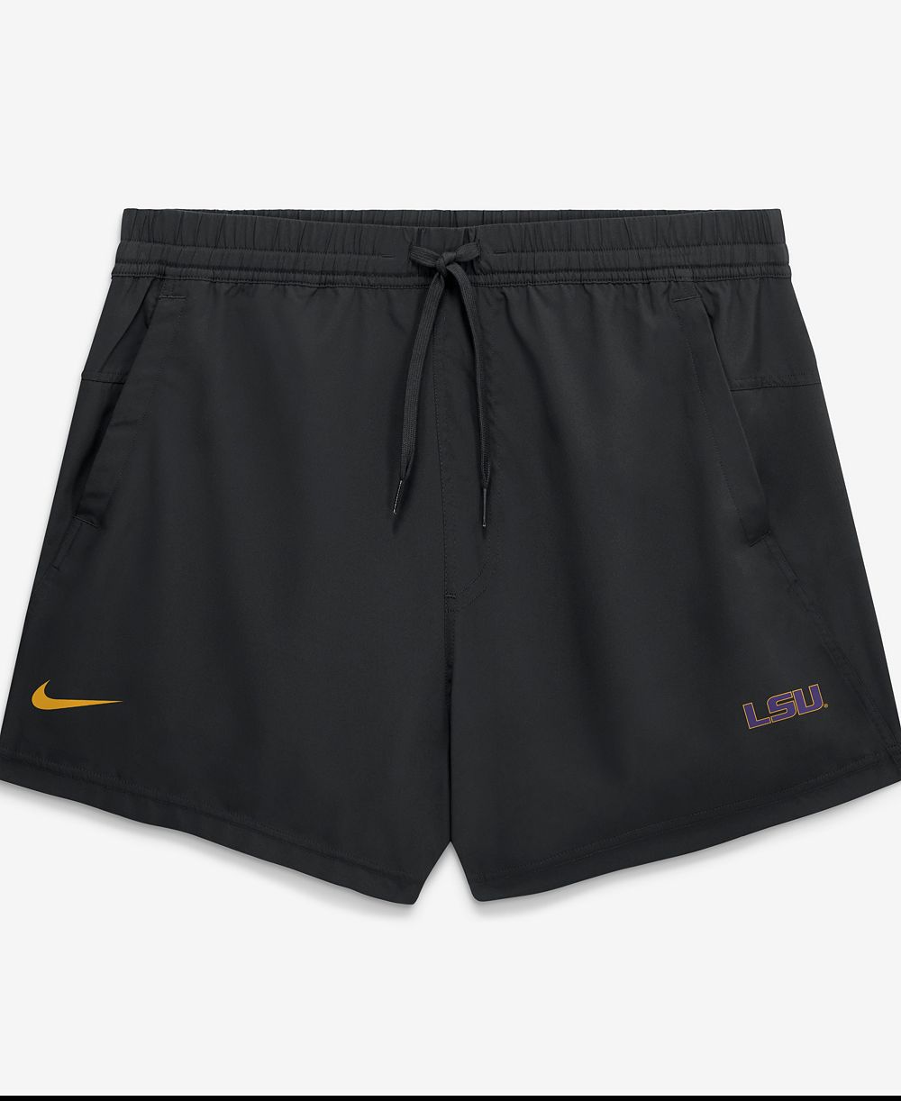 Nike Men's Black LSU Tigers Primary Logo Form Shorts