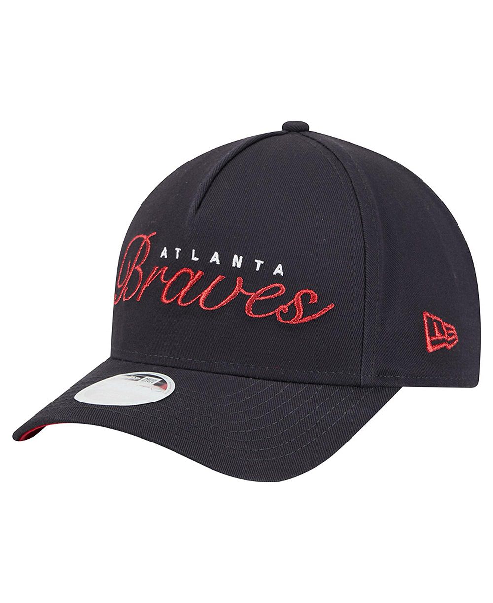 New Era Женская шляпа Atlanta Braves Metallic A-Frame 9FORTY Adjustable
