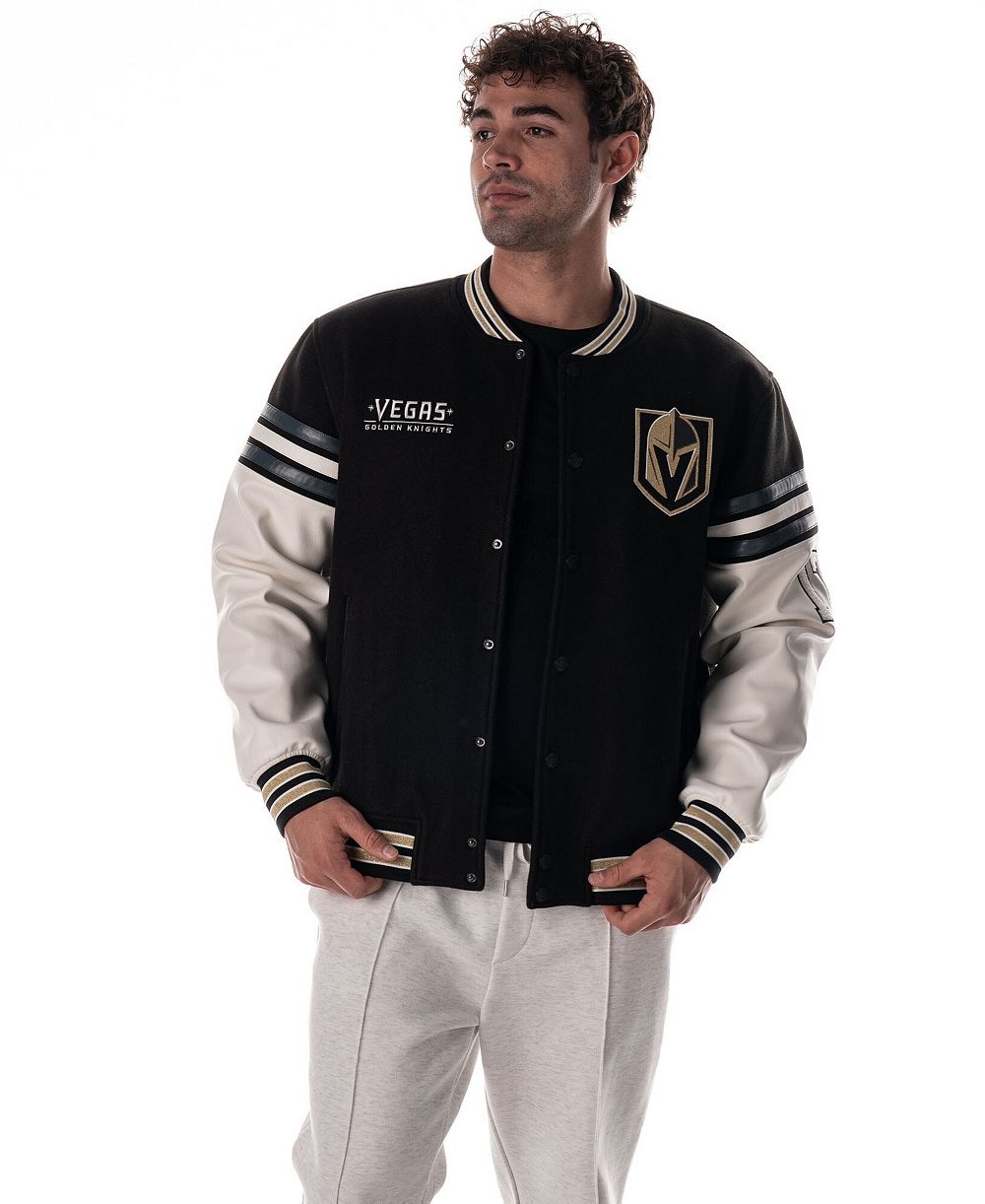 The Wild Collective куртка varsity Vegas Golden Knights с напуском плеча для мужчин и женщин