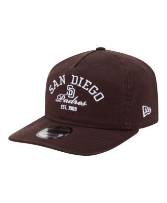 New Era Men's Brown San Diego Padres Stacked 19TWENTY Adjustable Hat