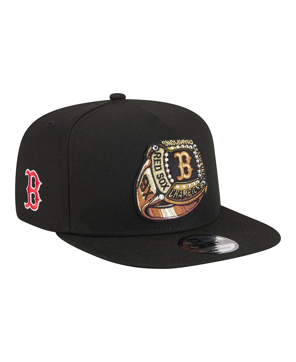 Мужская кепка New Era Black Boston Red Sox Ring A-Frame 9FIFTY Snapback