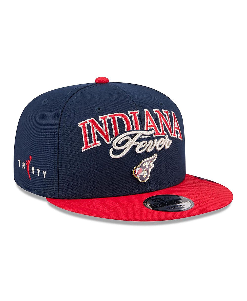 Кепка New Era Indiana Fever WNBA Tip-Off 2026 Metal Badge A-Frame 9FIFTY Snapback (для мужчин и женщин)
