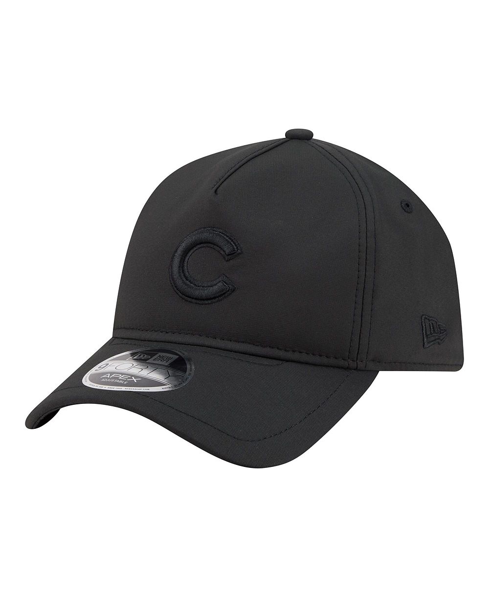 Мужская кепка New Era Black Chicago Cubs Injection Apex 9FORTY Adjustable