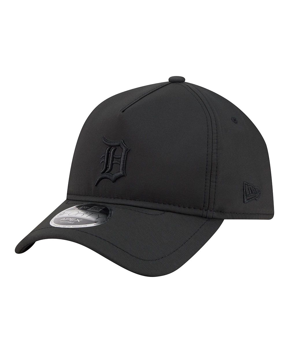 Мужская кепка New Era Black Detroit Tigers Injection Apex 9FORTY Adjustable Hat