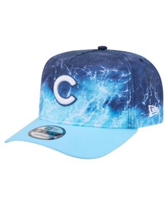 Мужская светло-голубая кепка New Era Chicago Cubs Deep Water Pre-Curved 9FIFTY A-Frame Snapback