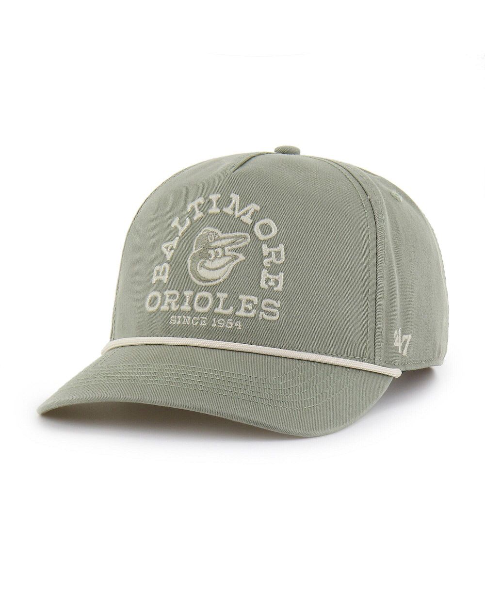 '47 Brand Мужская регулируемая кепка Baltimore Orioles Canyon Ranchero Hitch, оливковый цвет